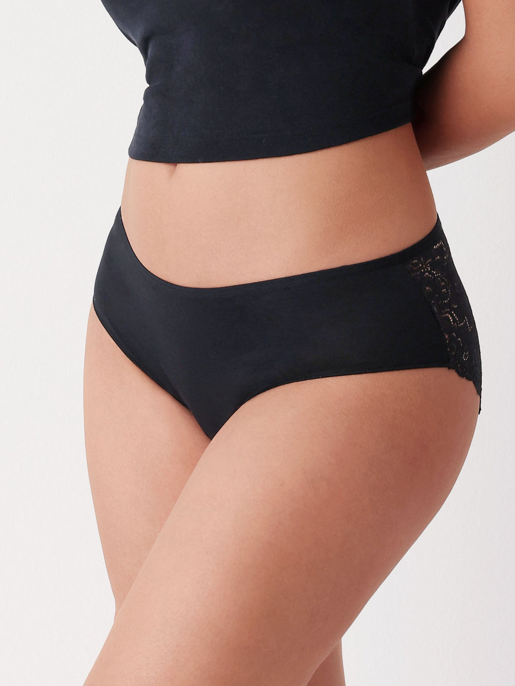 Cotonella heupslip GD288 elastisch katoen en kant  4-Pack